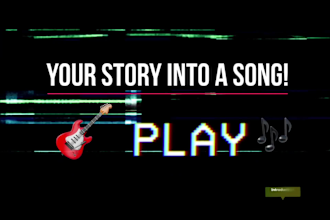 turn your story into a personalized, and melodious song