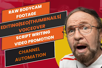 provide police bodycam videos and edit dr insanity style documentary