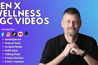 ugc videos for gen x wellness supplements glp1 brands