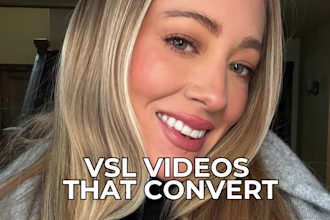 create a promotional vsl video sales letter for your brand