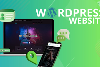 design, develop and host a busines wordpress website