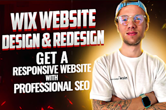 design, redesign, build a wix studio website with SEO