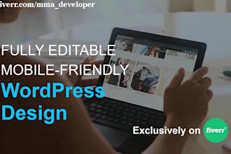 create redesign custom wordpress website, woocommerce store, blog, landing page