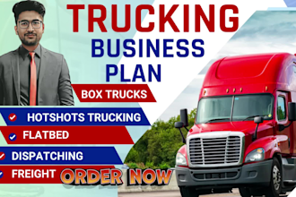 create elite trucking logistics freight dispatch business plan financial plan