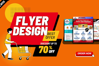 design business flyer sales flyer brochure booklet product sell sheet one pager