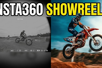 edit a cinematic insta360 showreel, sizzle reel or demo reel