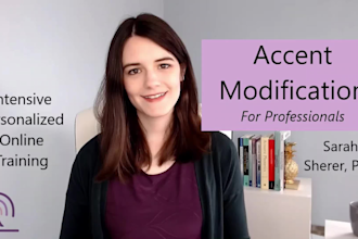 coach you in accent reduction and professional communication