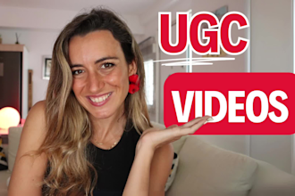 create high quality ugc videos in english, spanish or italian