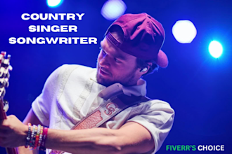 be your energetic male country vocalist, country singer and nashville pop singer