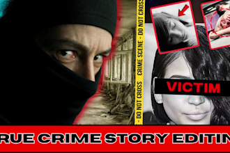 create true crime story for youtube,cash cow video editing