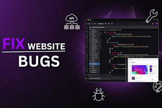 fix bugs, errors in your react, nextjs or javascript website