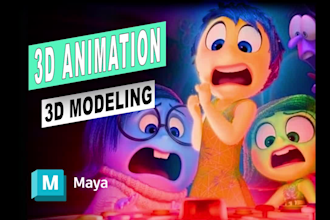 do 3d model, 3d character, texture, rigging, 3d animation using autodesk maya