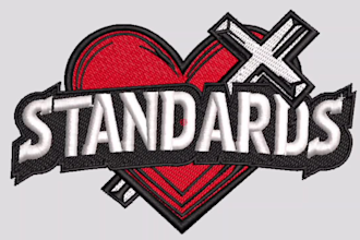 do 3d puff embroidery digitizing logo in few hours