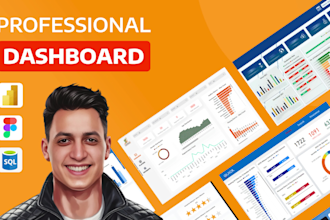 create interactive power bi dashboard and data visualization