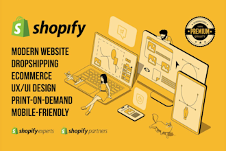 help build responsive modern ecommerce shopify website