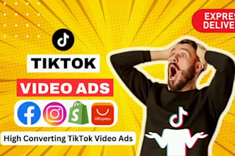 create tiktok video ads and ugc tiktok video ads, tiktok ads