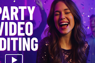 professionally edit your event or party video recap