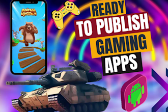 build ready to publish game, money making android game app with admob earning