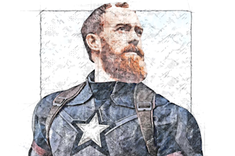 turn your portrait into a comic superhero caricature art