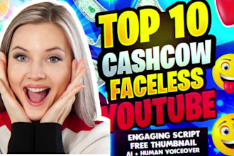 make top 10 or top 5 viral luxury videos with free thumbnail