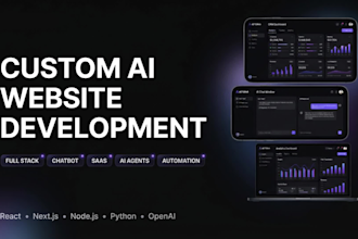 ai website development, ai web app, ai chatbot