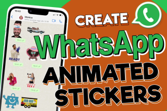 create quality custom whatsapp animated stickers
