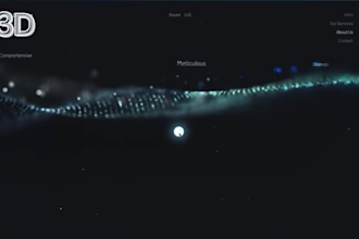 3d interactive website 3d scroll animation parallax  spline 3d webflow expert