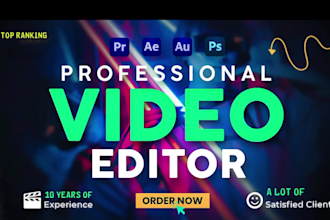 edit your youtube video, ads, promo etc within in 24 hours