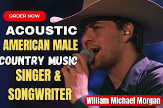 be your american male country music singer and songwriter with guitar and vocal