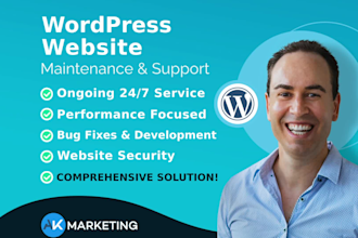 provide ongoing wordpress website maintenance and support