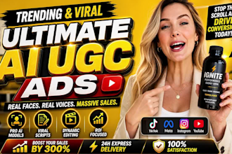 create ai ugc video ads, ai ugc, ai ads, ugc content, tiktok ai ugc ads