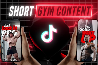 create 200 gym tiktok