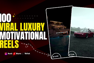 create viral luxury lifestyle motivational reels,tiktok video