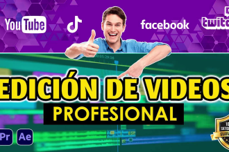 attractive video editing for youtube and social networks