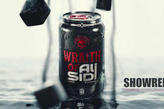 create cinematic 3d product ads and animations for your brand