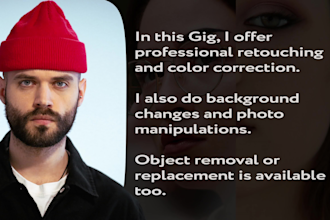 do realistic photo manipulation, any photoshop job