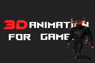 do 3d character animation in blender for games