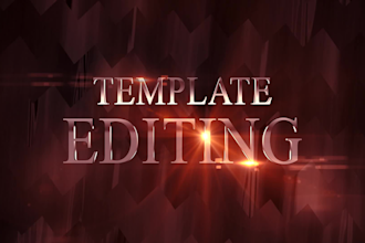 edit or customize your template