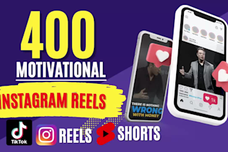 create motivational instagram reels and youtube shorts