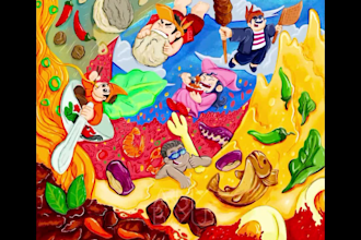 draw children book illustration