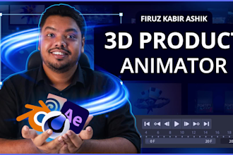 do photorealistic 3d product rendering and 3d video