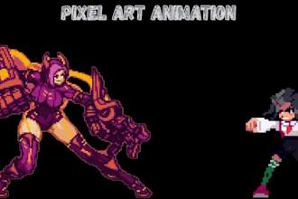 make pixel art character animation nsfw pixel art sprite sheet for game art