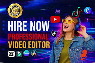 professionally edit ugc videos, reels and youtube videos