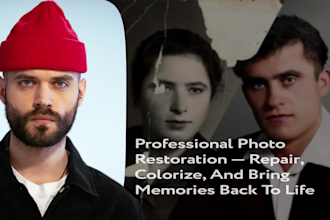 make, color, repair and retouch photos