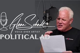 record a political voice over