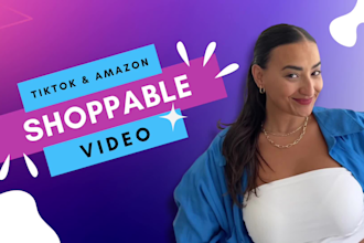 create a shoppable video ad for tiktok shop or amazon