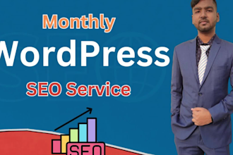 provide monthly wordpress SEO services to rank