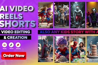 create ai art video or ai animated story