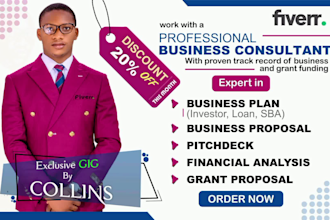 be your investor ready business plan writer and business plan for startups, sba