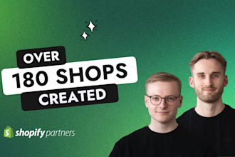 build a professional shopify store